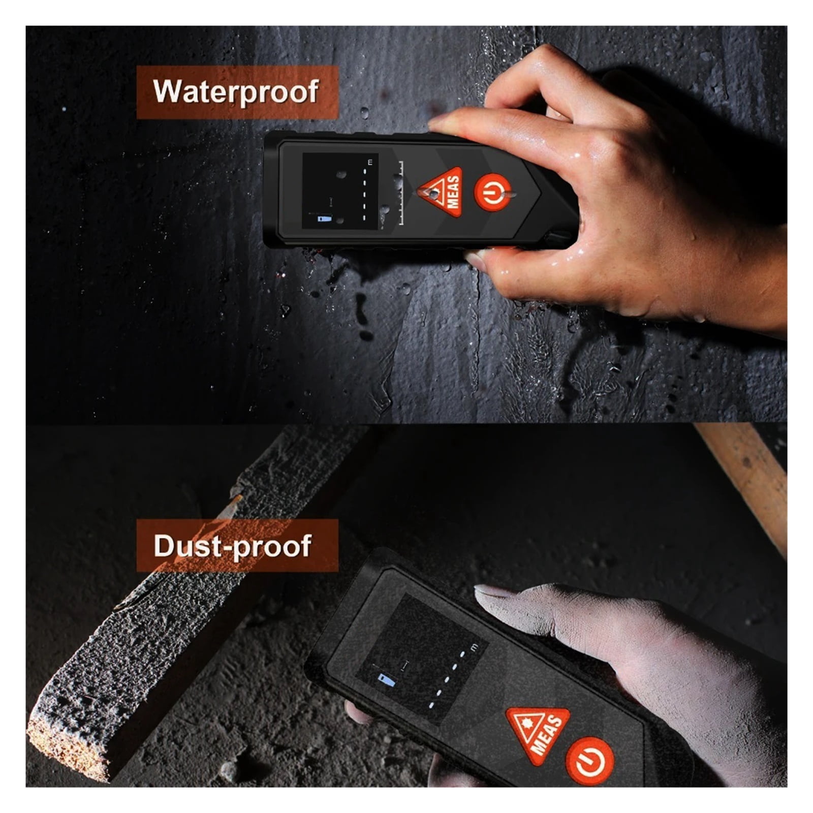 Mini Tape Measure R110 Measuring Tape With Wheel Measurement USB Charging Rangefinder Professional Construction Tool ,High Accuracy Position