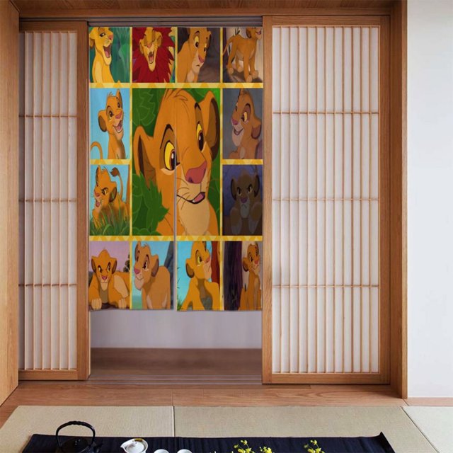 Cortinas opacas Simba para decoración del hogar, cortinas aislantes para ventanas, cortinas para dormitorios y salas de estar