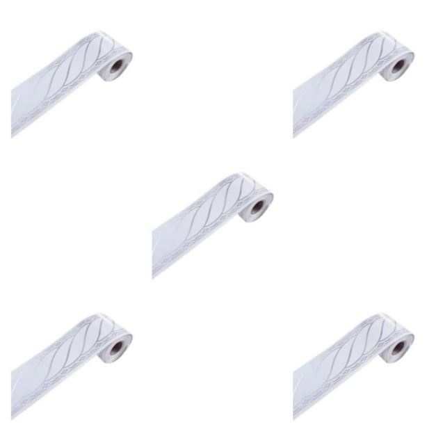 Guardoinrt PVC Self Adhesive Wallpaper Border Waterproof And Breathable Long-lasting Multifunctional Decorative As Shown 5013 5Set