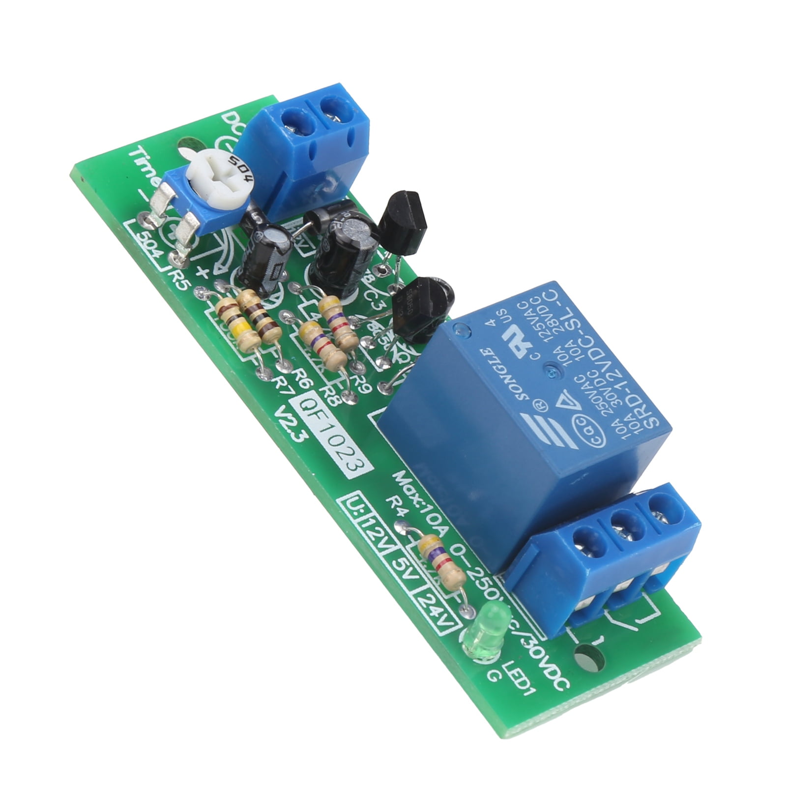 QF1023A10M Relay Module, Delay Switch Relay Module Practical Reliable