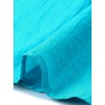 thumbnail image 6 of DARING DIVA Women's Plus with Crew Neck and Ruffle Half Tops 4X Blue, 6 of 6