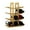 Brown, variant on Oceanstar Eco-Friendly 12-Bottle Modern Bamboo Wine Rack in Brown