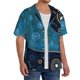 thumbnail image 2 of Fotbe Bohemian Turtle Camisa Estampada de Manga Corta para Hombre, Casual de Verano, Estilo Playero, Sin Arrugas-XX-Large, 2 of 5