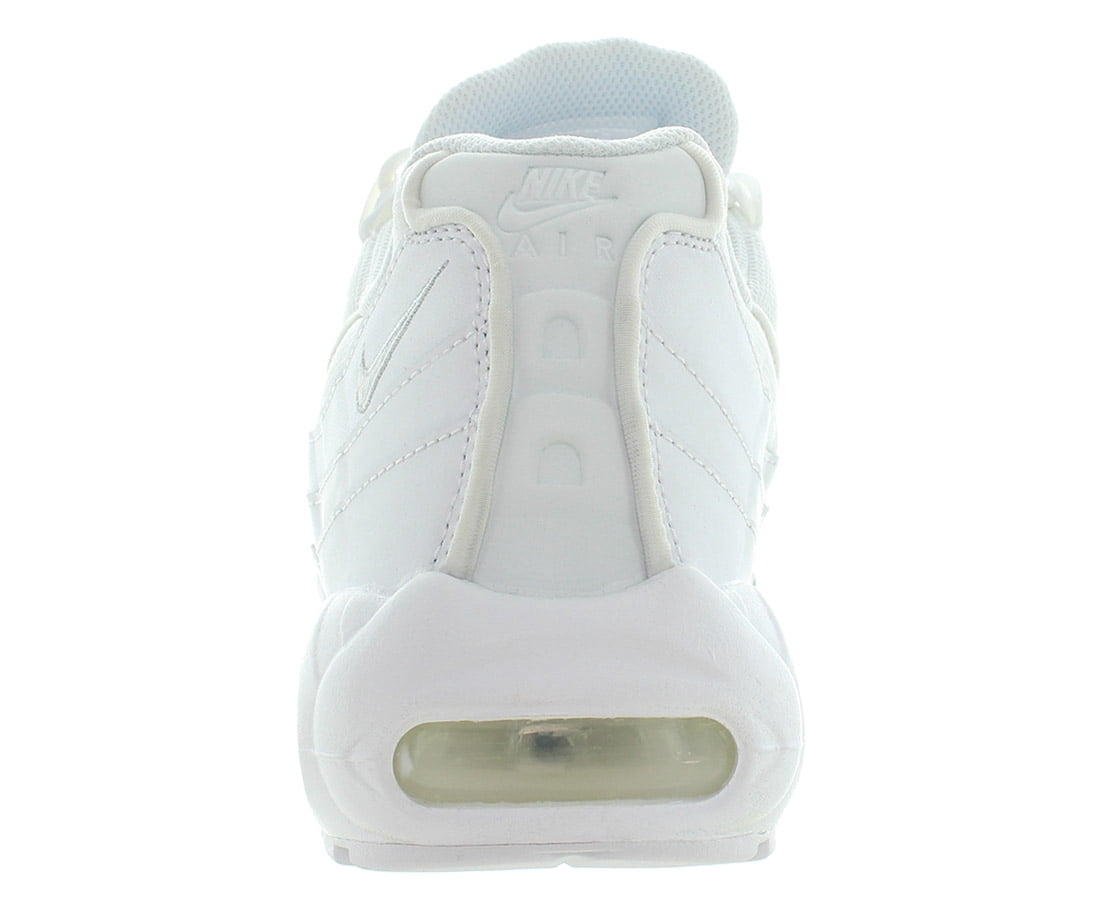 Nike Air Max 95 Essential Sneakers, Triple White, Mesh and  display picture 2