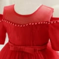 thumbnail image 3 of IROINNID Toddler Girl Birthday Party Dress Tutu Sleeveless Mesh Toddler Girl Dress 7M, 3 of 6