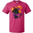 thumbnail image 3 of Inktastic Halloween Cat, Cute Cat, Black Cat, Witch Hat T-Shirt, 3 of 5