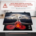 thumbnail image 3 of Stove Top Cover for Home Decoration Kitchen Pad Non-Stick Washable Cooktop Covers Countertop Protector Keep Stove Clean 28"x20" (Tree of Life-4), 3 of 7