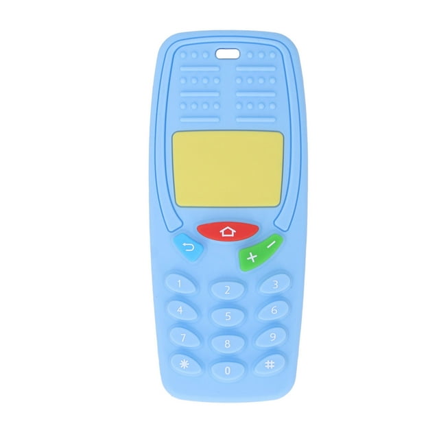 Juguete para masticar para teléfono de bebé, dentición en forma de teléfono móvil, juguete lindo para la dentición, juguete para la dentición infantil, claridad notable