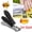 Black, variant on Wide Jaw Opening Anti-Splash Slanted Nail Clipper, Curved Toenail Clippers, Ingrown Toenail Clippers for Women and Men, Black