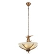 thumbnail image 2 of Antler Chandelier with E26 Lamp Holder, Rustic Chandelier with Round Ceiling Cover, Vintage Rustic Chandeliers for Dining Room Hallways Living Rooms Bedrooms Balconies, 2 of 9