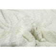 thumbnail image 5 of 50" x 70" Ivory Mink Faux Hide Throw, 5 of 5