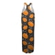 thumbnail image 5 of Mono con estampado de calabaza de Halloween para mujer: mono festivo y espeluznante para celebraciones navideñas, 5 of 5