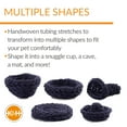 thumbnail image 3 of K&H Pet Products Knitted Pet Bed Navy 17 X 4 Inches, 3 of 7