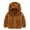 Coffee, variant on Linfrsh Toddler Girls Boys Fleece Hoody Jacket Zip Up Teddy Coat Warm Winter Outwear(White,3-4 Years)