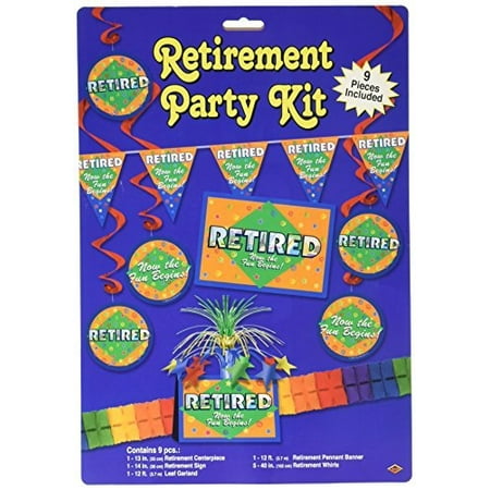  Retirement  Party  Kit Party  Accessory 1 count 9 Pkg 