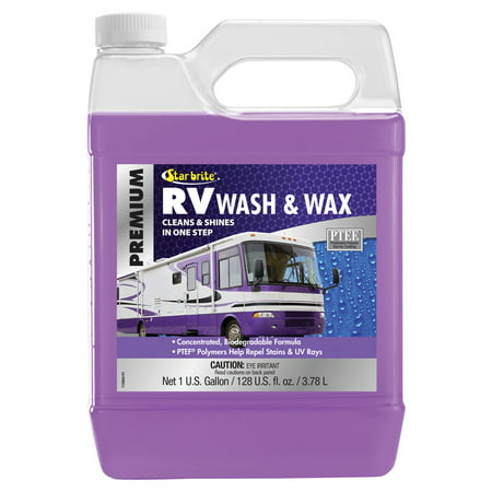 Star Brite Premium RV Wash & Wax - 1 Gallon Jug with PTEF UV