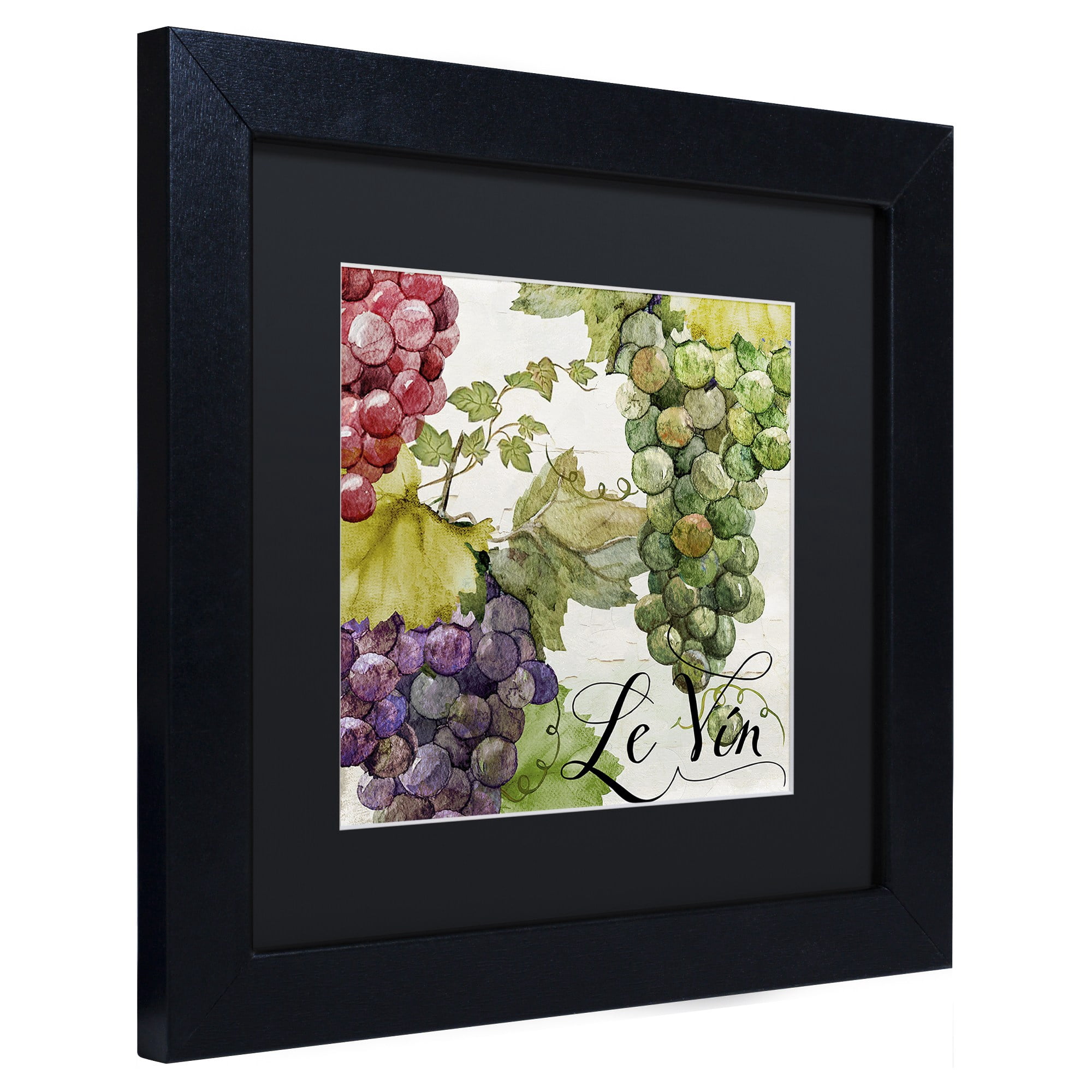 Trademark Fine Art "Wines of Paris II" Canvas Art by Color Bakery, Black Matte, Black Frame