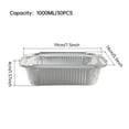 thumbnail image 4 of Disposable Foil Box (30 Pack)  Tin Pans for Cooking  Heating  Storing  Prepping Food  Outdoor Grilling, 4 of 6