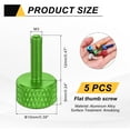 thumbnail image 2 of 5 Pcs Vis à Pouce Plates M3x12mm pour Cartes Graphiques, Vert Armée, 2 of 6