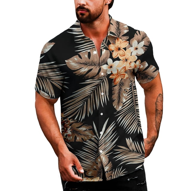 Camisa Casual Para Hombre Shendy Vendy Strech De Manga Corta