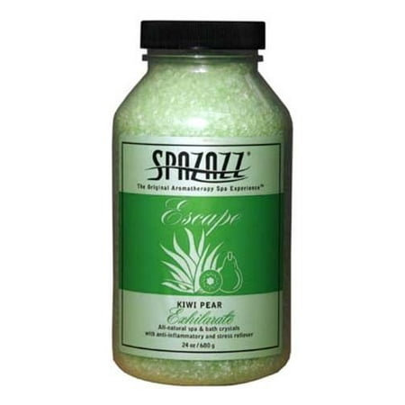 Kiwi Pear - Spazazz 7369C Spa and Bath Crystals, Kiwi Pear, 22 Ounce