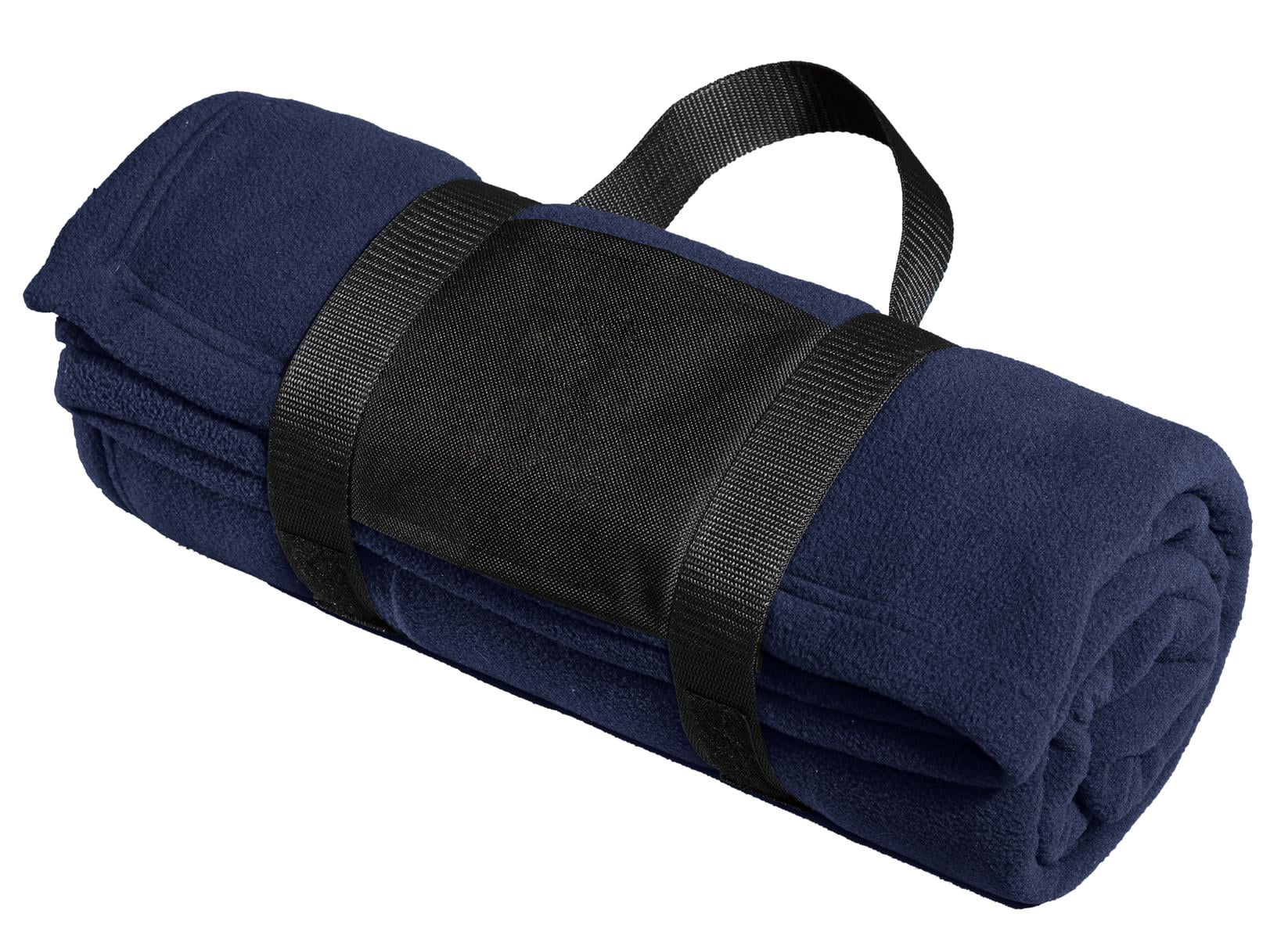Port Authority Fleece Blanket with Carrying Strap