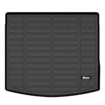 Ikon Motorsports 3D TPE Cargo Trunk Liner Compatible with 2022-2025 Toyota Corolla Cross AWD, Custom Fit All Weather Protection Heavy Duty Rear Trunk Tray Cargo Mats Protector, Black