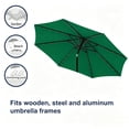 thumbnail image 2 of JOROHIKER 9ft Patio Umbrella Replacement Canopy Only,Outdoor Table Market Yard Umbrella Top for Outdoor Canopy with 8 Ribs, Forest Green, 2 of 5