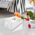 thumbnail image 3 of KAKOWELY riser tabletop square Acrylic Risers Display Stands Clear Square Nesting Buffet Risers Pedestal Display Shelf for Party Cake Tabletop Jewelry Food Display, 3 of 4