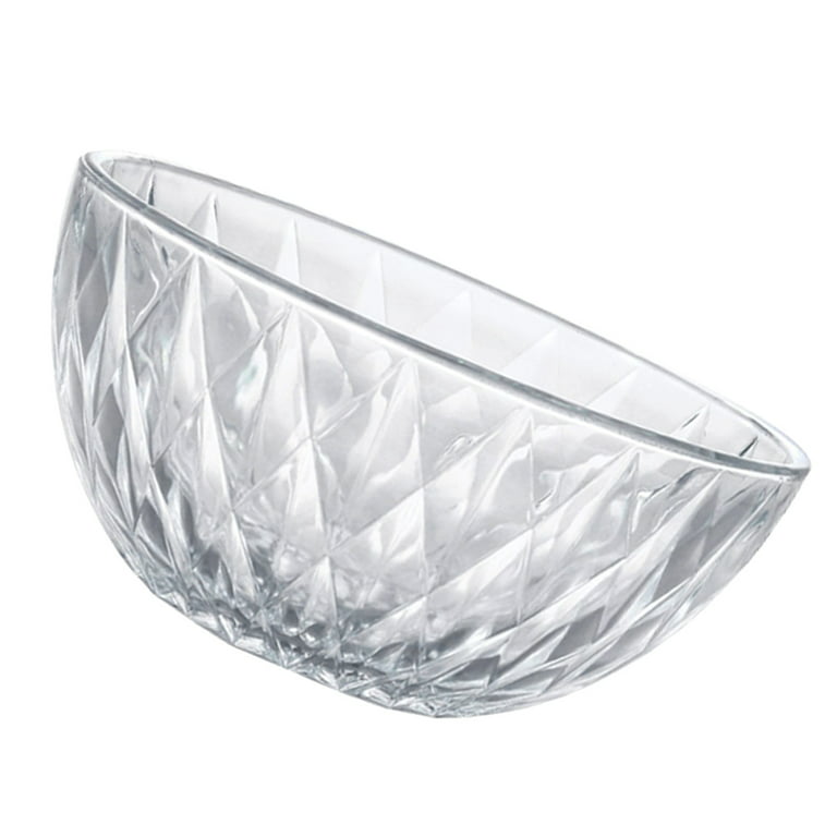 NUOLUX Bowl Glass Bowls Set Transparentstorage Bowl Clear Lids Set
