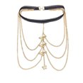 thumbnail image 1 of TIMIFIS Leg Chain Personalized Long Multi-Layer Metal Pearl Leg Chain Women's Trend Elastic Chain Body Chain Jewelry Home Decor, 1 of 2