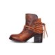 thumbnail image 4 of Botas de mujer de tacón alto y grueso, zapatos de otoño e invierno con vendaje, 4 of 4