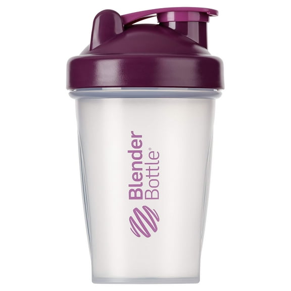 BlenderBottle Classic Shaker cup/Diet Shaker/Protein Shaker with Blenderball / 590ml - clear plum