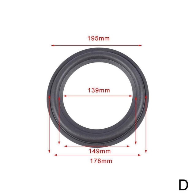 4-12 Inch Speaker Surround Rubber Woofer Edge Foam Audio Repair BEST Y5J0