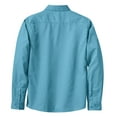 thumbnail image 6 of Womens Long Sleeve Easy Care Cotton/Polyester Shirt Maui Blue S, 6 of 6