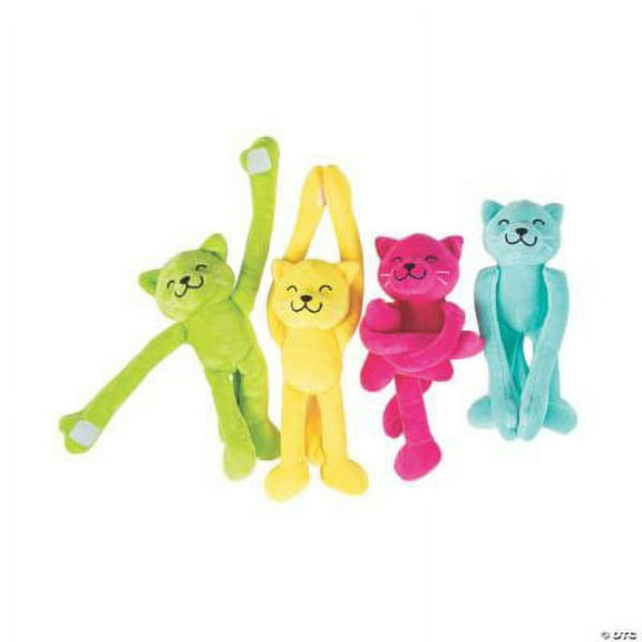 Long Arm Stuffed Cats, Birthday, Toys, 12 Pieces