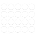 thumbnail image 1 of Unique Bargains 50 Pack 20mm Brass Hollow Circle Bezel Round Linking Rings(Bright Silver), 1 of 4