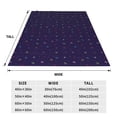 thumbnail image 3 of Balery Mathematical Symbols Manta de Felpa Suave y Acogedora – Cobija de Franela Aterciopelada para Cama, Lavable y Cálida para Sofá, Mascotas, Transpirable-80"x60", 3 of 7