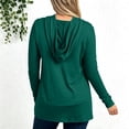 thumbnail image 5 of WAGUTH Women's Maternity Nursing Hoodies Long Sleeve Side Split Breastfeeding Sweatshirt Soft Casual Tunic Tops for Pregnancy Daily Wear,Green,XXL, 5 of 7