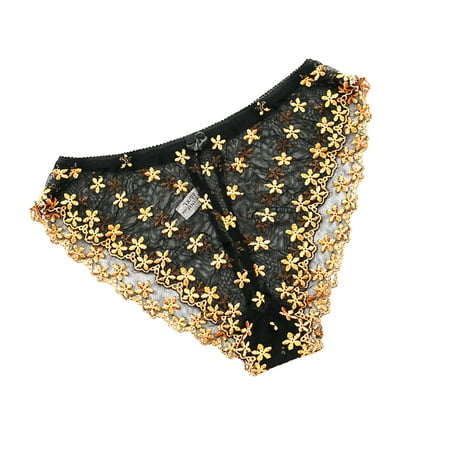

New Hot Panties For Women Seeing Through Low Waist Lace Skinny Panties 5 Pack