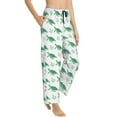 thumbnail image 2 of Naloa Turtle Print Women’s Ultra-Soft Comfy Pajama Lounge Pants with Pockets & Drawstring, 2 of 8