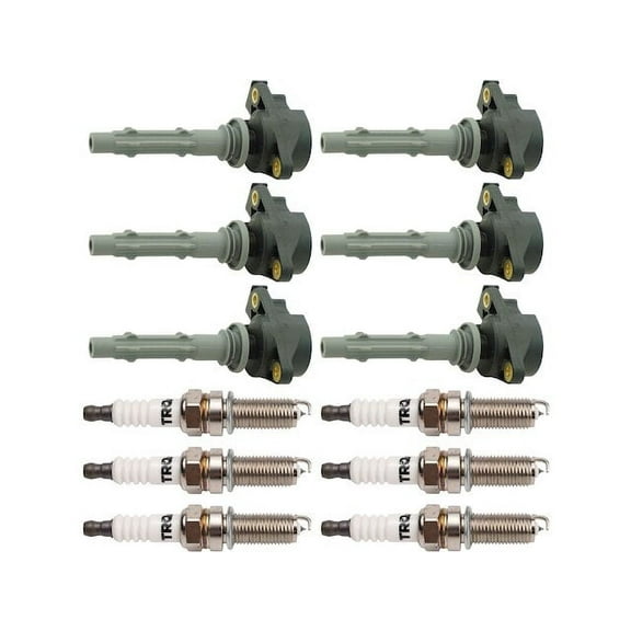 Ignition Coil and Spark Plug Kit 12 Piece - Compatible with 2005 - 2011 Mercedes-Benz SLK350 2006 2007 2008 2009 2010