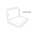 thumbnail image 2 of High Back Cushion Set for FLORENCE-03a, 2 of 2