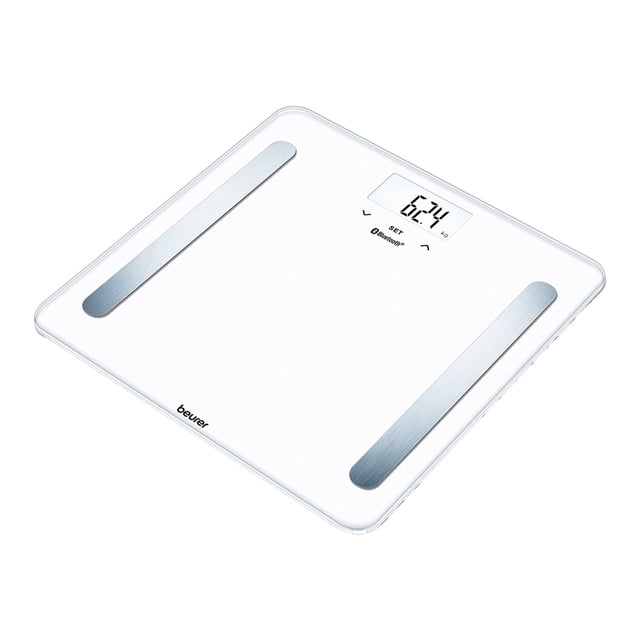 Báscula Bluetooth Beurer BF600B, con Memoria Hasta para 8 Usuarios, Análisis Corporal de Cuerpo Completo