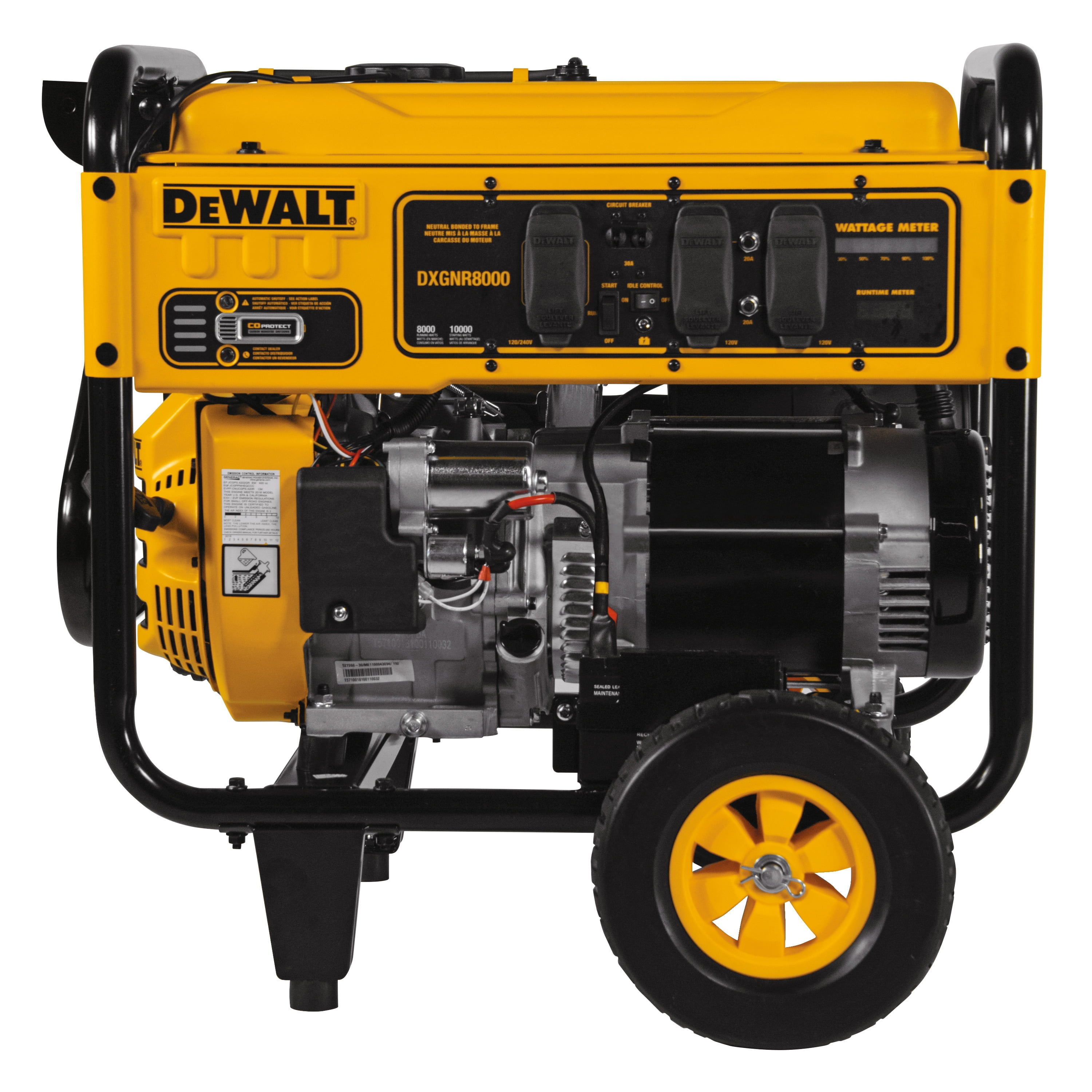 Dewalt dxgnr8000 8000 watt portable gas generator 50 state