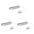 thumbnail image 1 of Kearding 4 en 1 USB Hub Muilport Splitter Computadora Laptop Dock Converter Aleación 1-drag-4 Accesorio de computadora Type7 NO7, 1 of 6