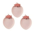 thumbnail image 4 of AURARMLET Fruit Plate Pink 3Pcs 10.6*8.3In, 4 of 8