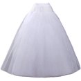 thumbnail image 1 of Jupon Aline Sans Cerceau Crinoline Jupon sous-Jupe Combinaisons pour Robe de Mariée CAPPT026, 1 of 7