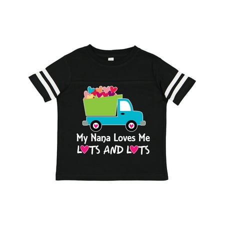 

Inktastic Nana Loves Me Grandson Boys Gift Toddler Boy Girl T-Shirt