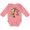 Mauve, variant on I Live to Hug Cute Sloth on a Branch Boys or Girls Long Sleeve Baby Bodysuit